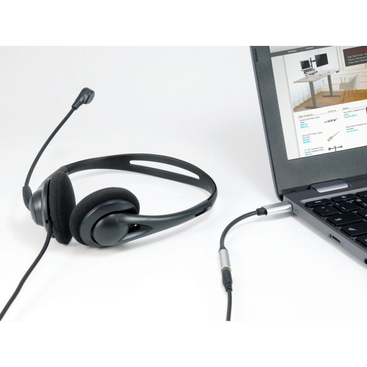 Equip Adaptador de audio de USB-C a 3,5 mm