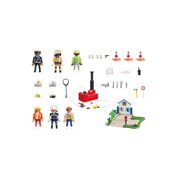 Playmobil my figures: missão de resgate (70980)