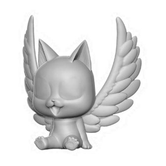 Plastoy Fairy Tail Happy Piggy Bank Figure with Spread Wings…