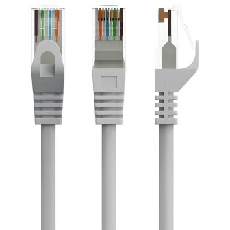 Gembird PP6U-0.25M cable de red Blanco 0,25 m Cat6 U/UTP (UTP)