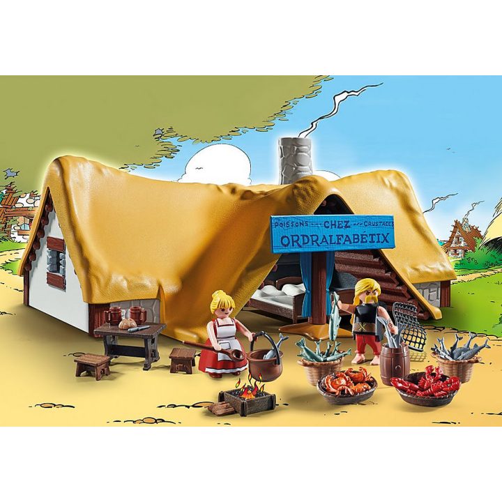 Playmobil asterix: la cabaña de ordenalfabetix (71266)