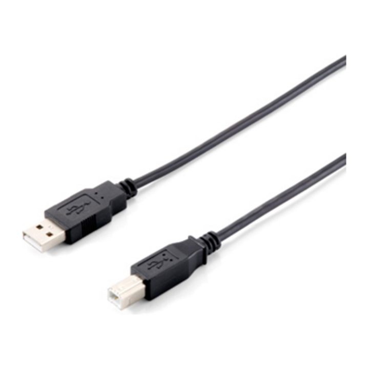 Equip 128860 USB 2.0 Cable Type A to Type B, 1.8 m, Black