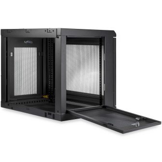 StarTech.com 9U 19" 2-Post Wall-Mount Server Rack with 1U Shelf -…
