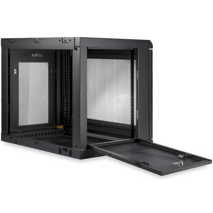 StarTech.com 9U 19" 2-Post Wall-Mount Server Rack with 1U Shelf -…