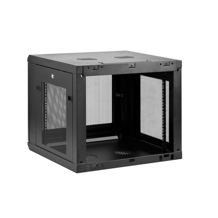 StarTech.com 9U 19" 4-Post Wall-Mount Server Rack with 1U Shelf -…