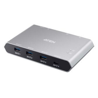 ATEN Switch de periféricos USB-C Gen2 de 2 puertos con power…