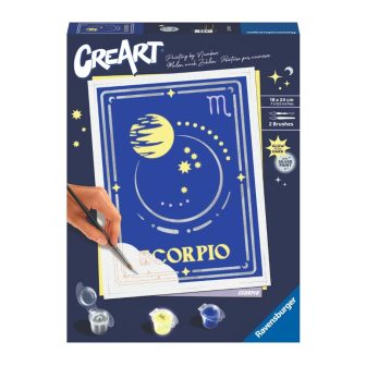 Ravensburger creart trend d zodiac paint by numbers kit: Scorpio…