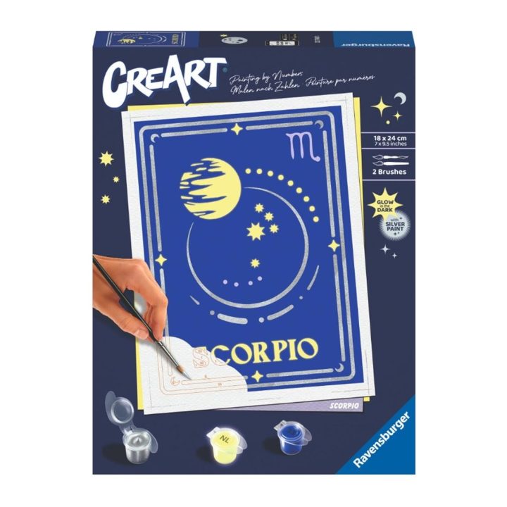 Kit de pintura por números Ravensburger creart série trend d zodiac…