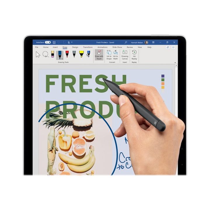 Lapiz digital Microsoft surface slim pen 2 negro (8WX-00006)