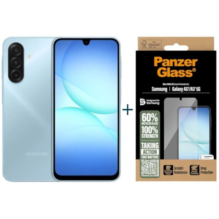 Samsung Galaxy A17 128GB 4GB Azul +Prot PanzerGlas…