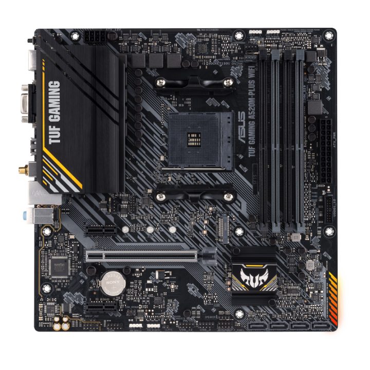ASUS TUF GAMING A520M-PLUS WIFI AMD A520 AM4 Socket Micro ATX