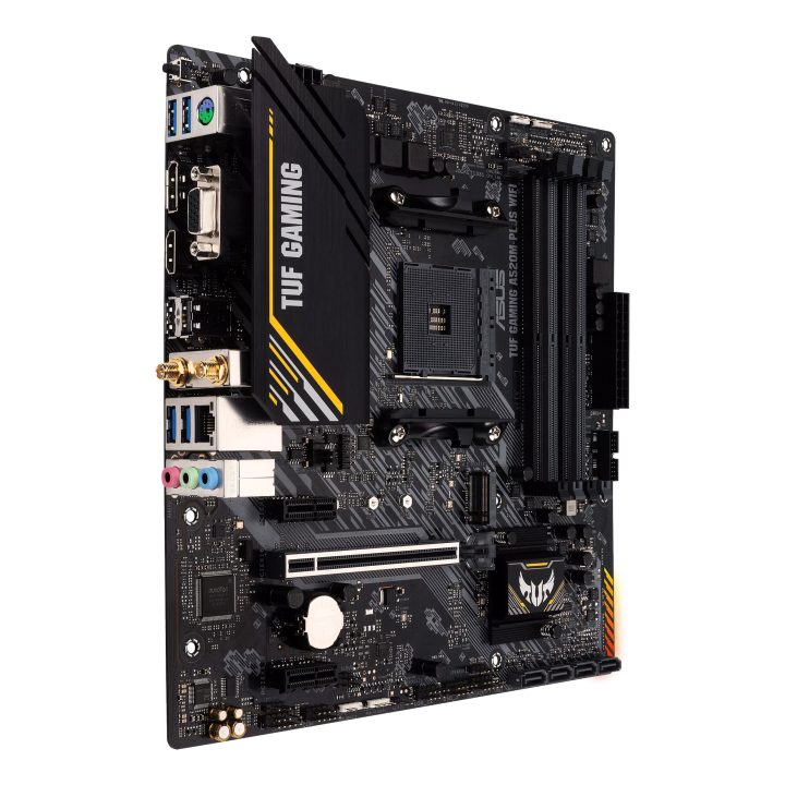 ASUS TUF GAMING A520M-PLUS WIFI AMD A520 AM4 Socket Micro ATX