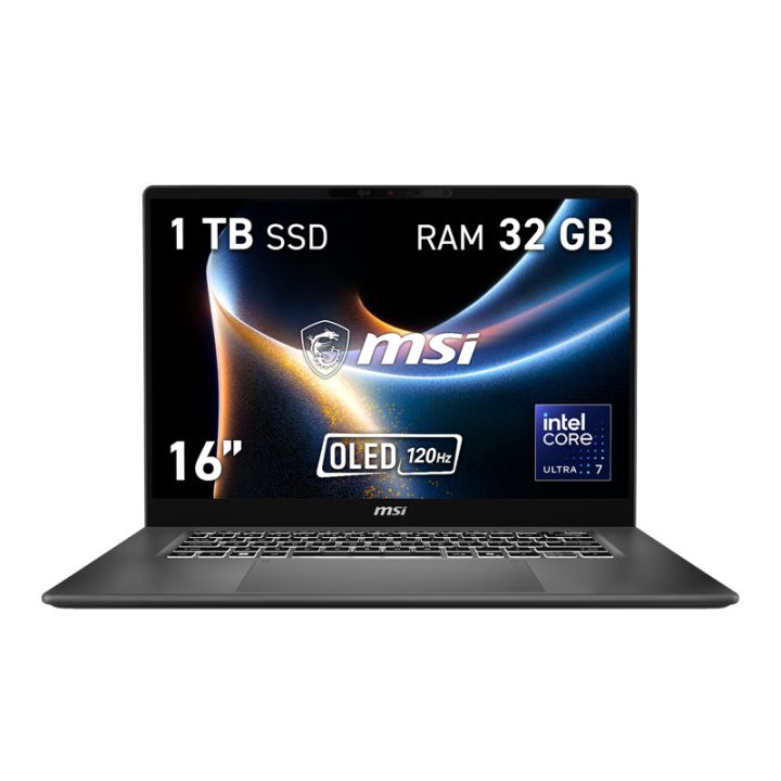 MSI Prestige 16 AI+ Copilot+ PC Intel Core Ultra 7 355 32 GB 1 TB SSD…
