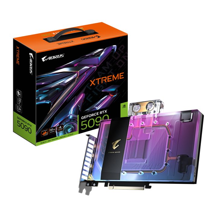 GIGABYTE AORUS GeForce RTX 5090 XTREME WATERFORCE WB 32G Tarjeta…