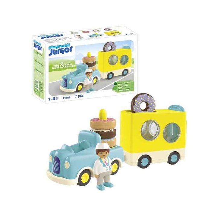 Playmobil junior camião de donuts (71702)