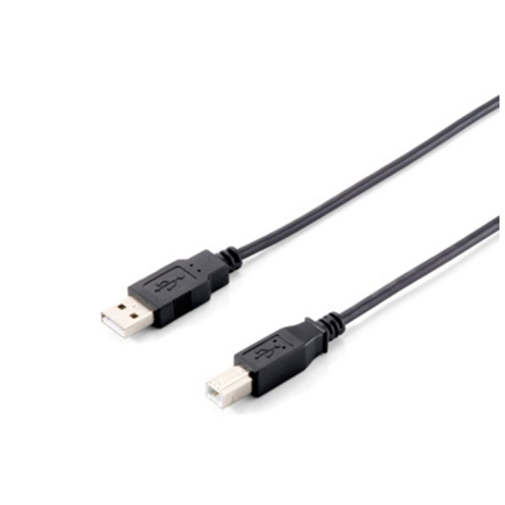 Equip 128862 USB 2.0 Cable Type A to Type B, 5.0 m, Black