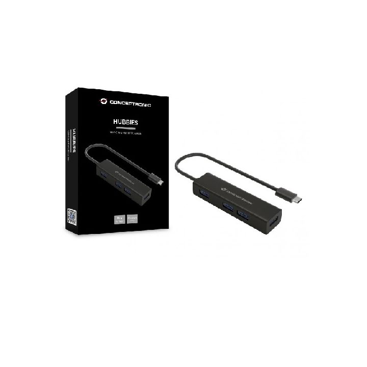Conceptronic HUBBIES07B hub de interfaz USB 3.2 Gen 1 (3.1 Gen 1)…