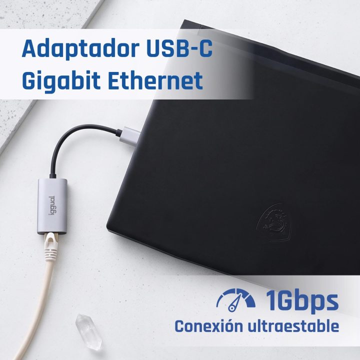 iggual Adaptador USB-A 3.0 a RJ45 Gigabit