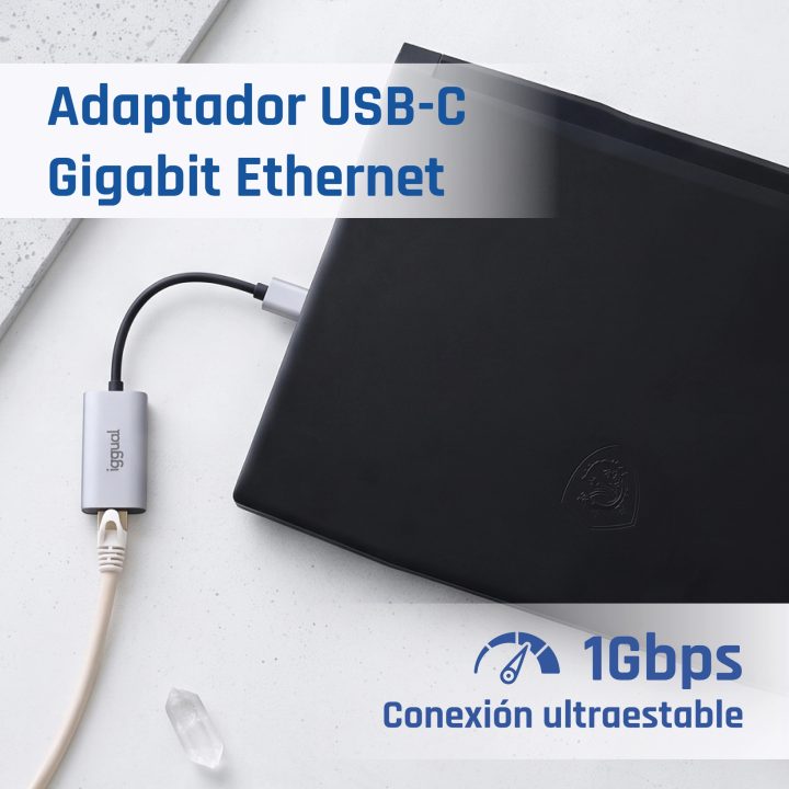 iggual Adaptador USB-A 3.0 a RJ45 Gigabit