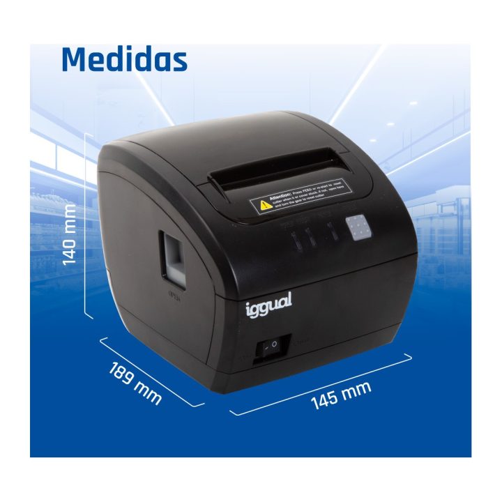 iggual Impresora térmica tickets TP EASY 80 USB+RJ