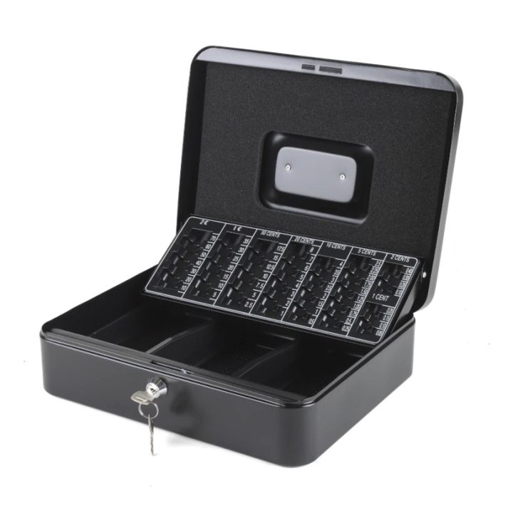 iggual Caja efectivo 3+8 30x24x9 cm IRON-TINY