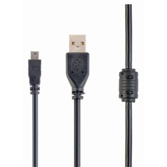 Gembird 1.8m USB 2.0 A/mini-USB cable USB 1,8 m USB A Mini-USB B…