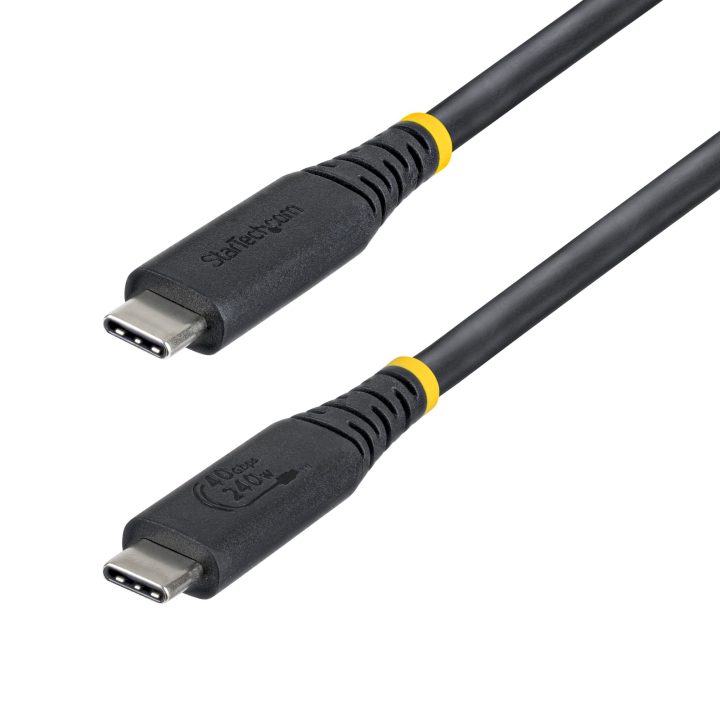 StarTech.com Cable USB4 de 1m USB-C - Cable USB Tipo C - Cable DP 2.1…