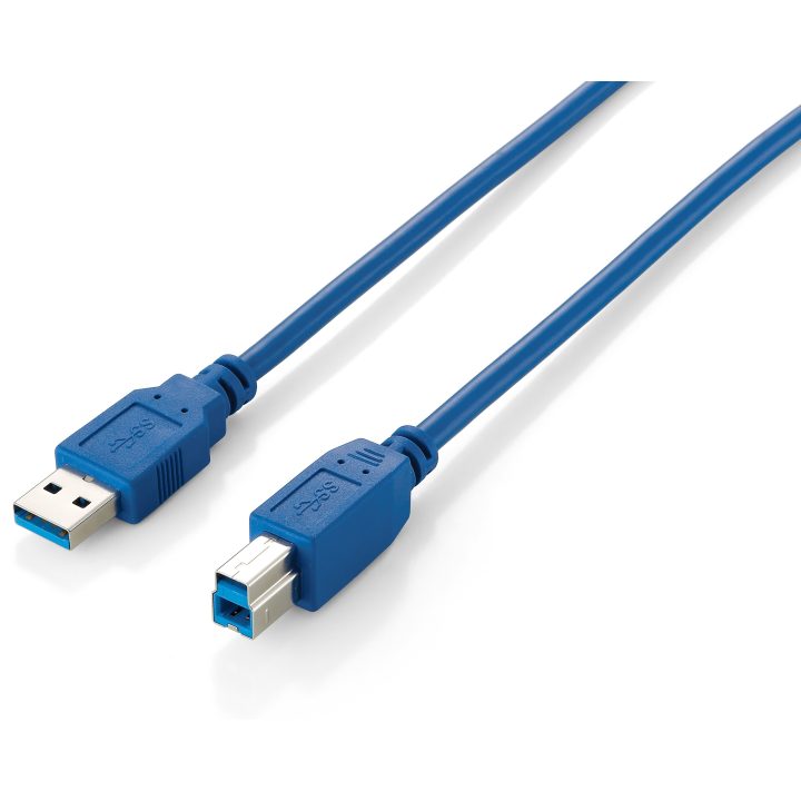 Equip 128293 Cabo USB 3.0 Tipo A Macho a Tipo B Macho, 3,0 m, Azul