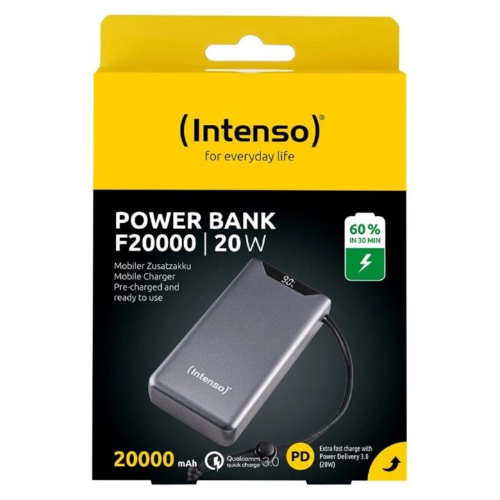 Powerbank Intenso F20000 20000 mAh cinzento (7332054)