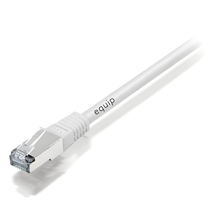 Equip 605718 White Network Cable 15 m Cat6a S/FTP (S-STP) Round