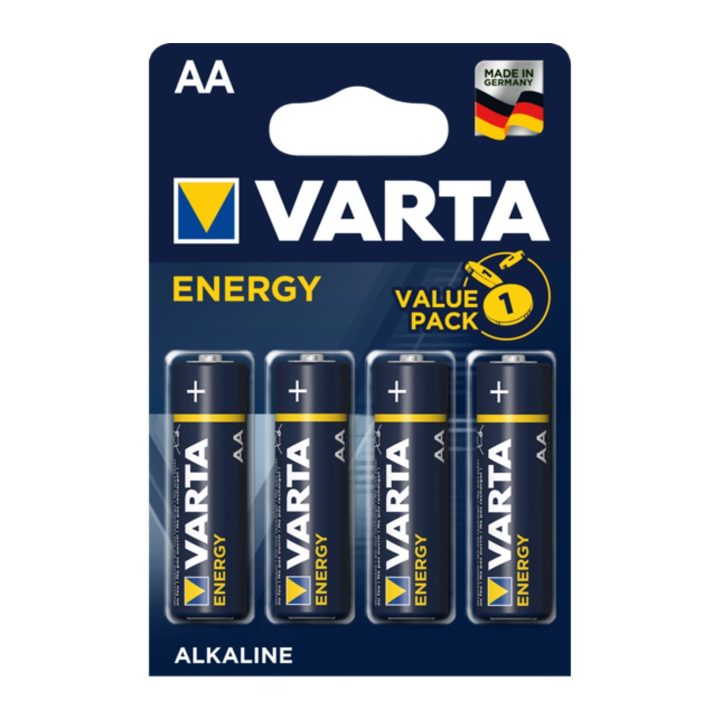 Blister pilas Varta alcalinas energy LR6 aa-4 pilas