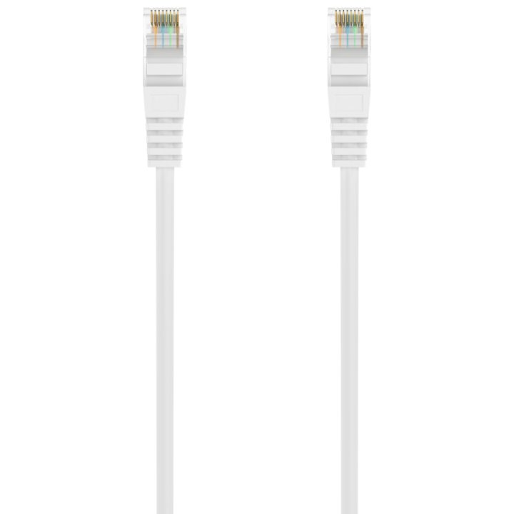 AISENS Patch Cable RJ45 LSZH Cat.6A 500 MHz UTP AWG24, Yellow, 0.5m