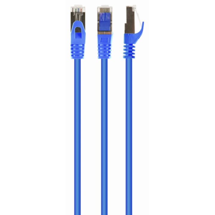 Gembird PP6A-LSZHCU-B-0.5M cable de red Azul 0,5 m Cat6a S/FTP (S-STP)