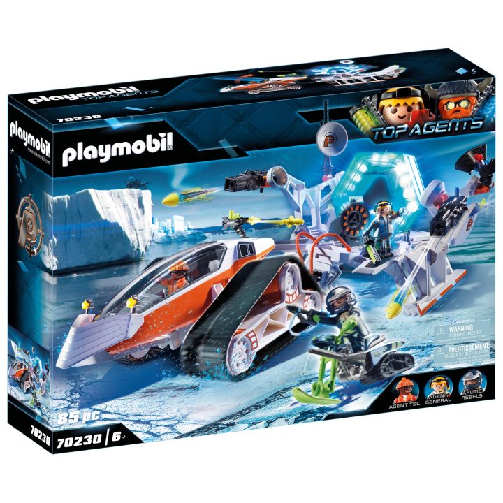 Playmobil espiões spy team comando de neve (70230)