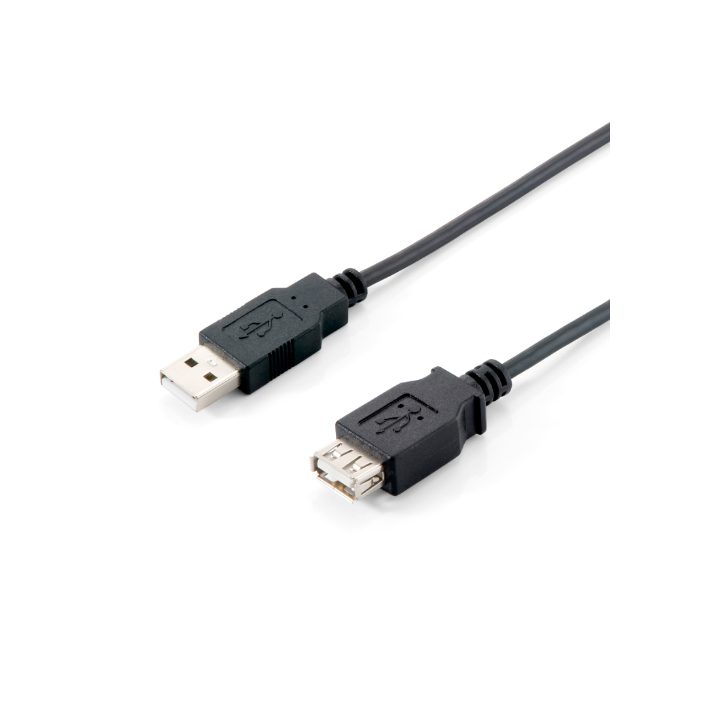 Equip 128850 Cable de extensión USB 2.0 tipo A macho a hembra, 1,8 m…