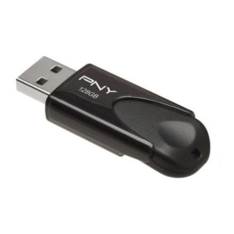 PNY Attache 128GB USB 2.0 Flash Drive Black (FD128ATT4-EF)