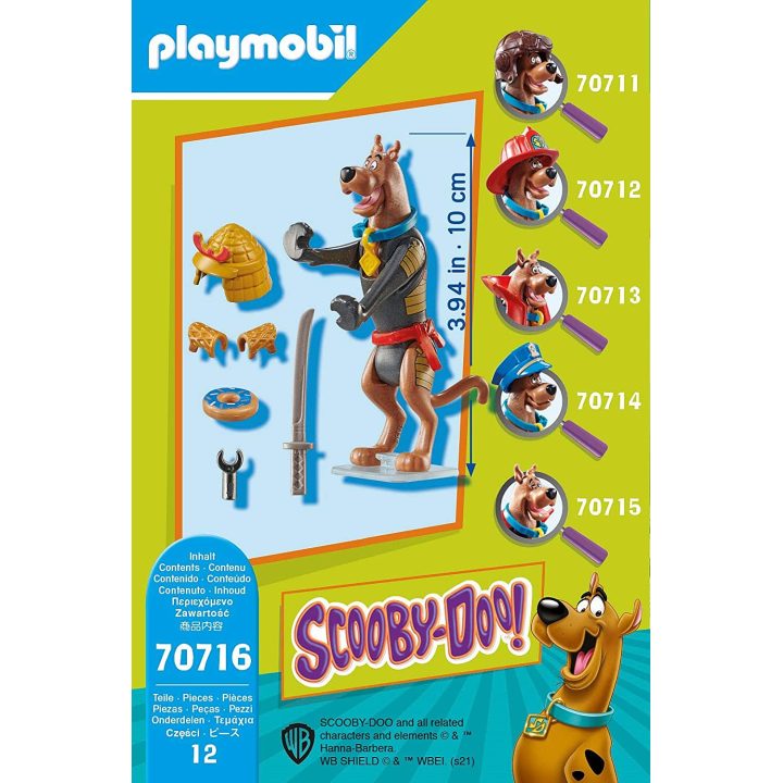 Playmobil Scooby-Doo! figura de coleção samurai (70716)