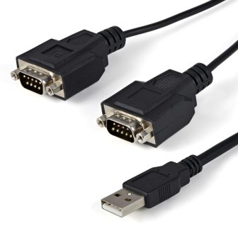StarTech.com 2-Port FTDI USB to Serial Cable 1.8m - USB to RS232…