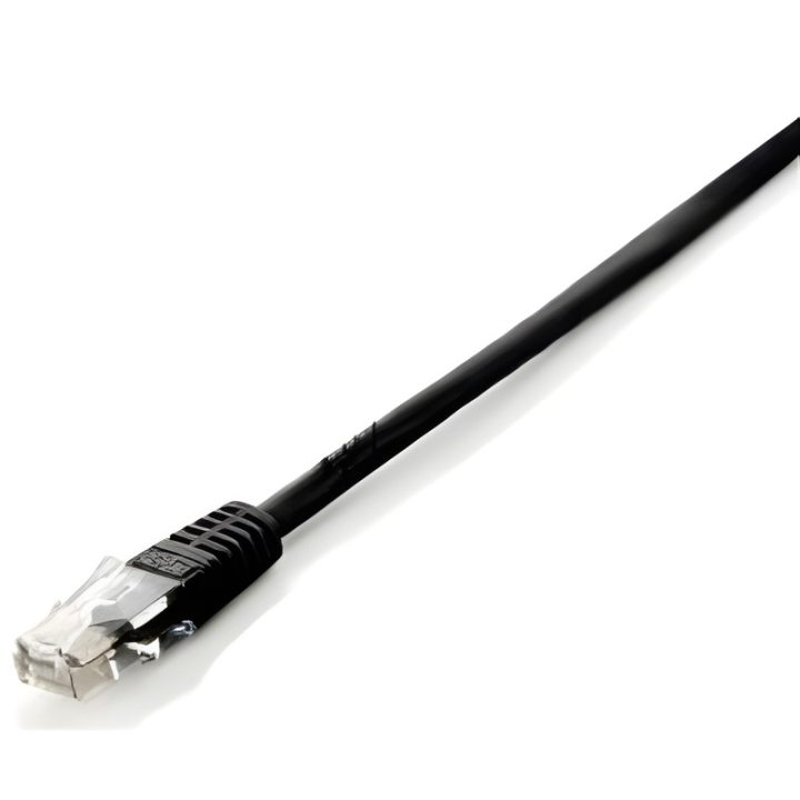 Equip 625450 Network Cable Black 1 m Cat6 U/UTP (UTP) Round