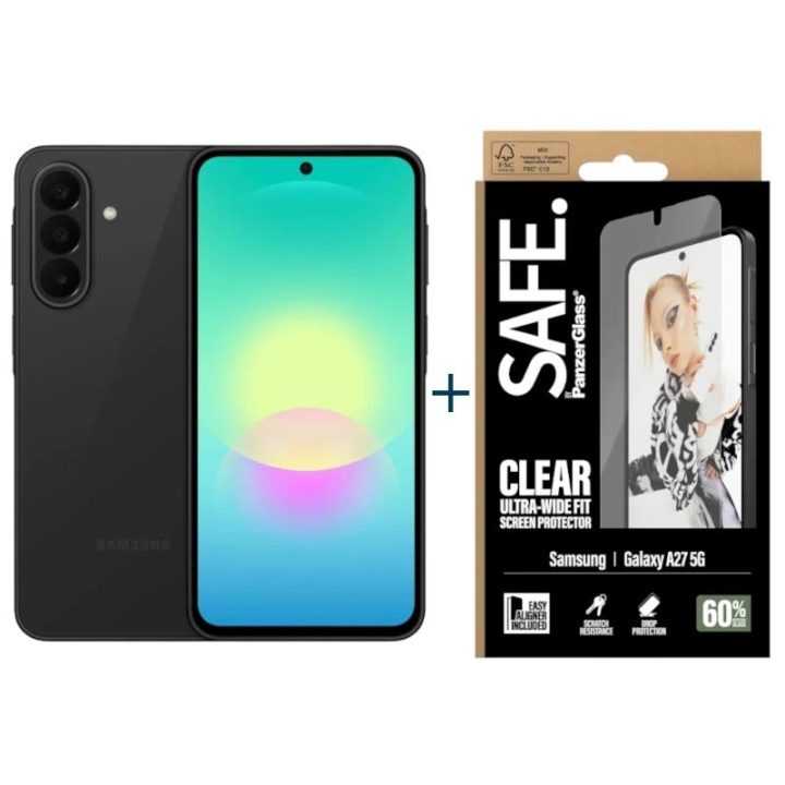 Samsung galaxy A27 5G 256Gb Black + Protec SAFE (SM-A276BZKCEUB+SA207)