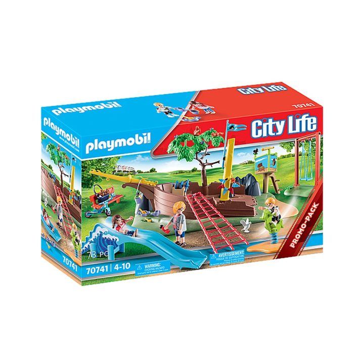 Playmobil City Life parque de aventuras com navio naufragado (p70741)