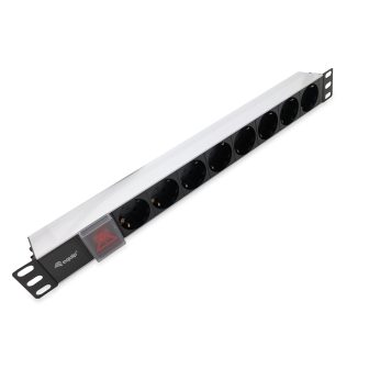 Equip 333293 Power Distribution Unit (PDU) 8 AC Outlets 1U Black…