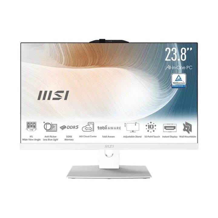 MSI AIO modern AM242P 1m-2253EU. 23.8" IPS LED FHD. uma. so-DIMM DDR5…