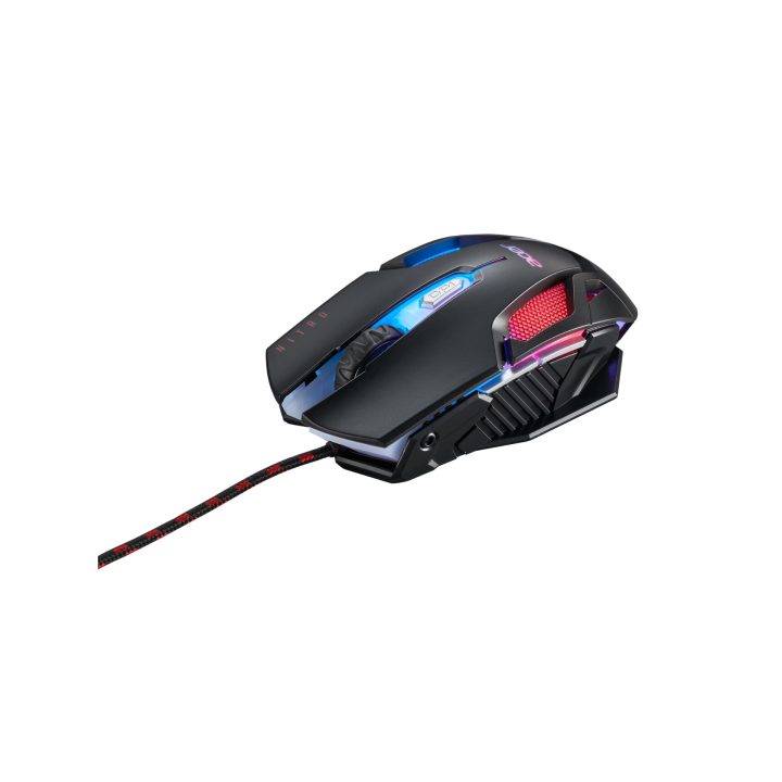 Acer Nitro Gaming NMW200 Black ratón Juego Ambidextro USB tipo A…