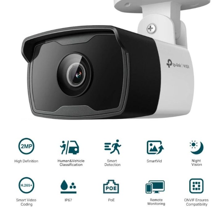 TP-Link VIGI C320I(6mm) Bala (forma) Cámara de seguridad IP Interior…