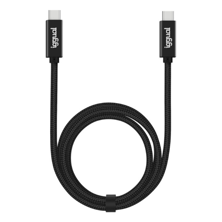 iggual Cable USB-C 3.2 Gen2x2 100W 5A 4K 1m nylon