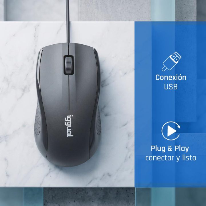 Iggual Kit teclado y ratón COM-CK-STANDARD negro (IGG320846)