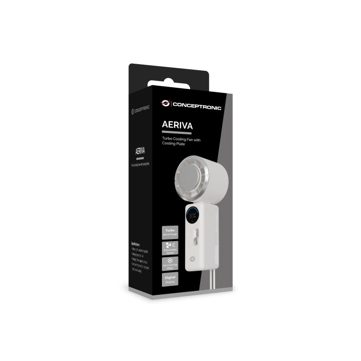Conceptronic AERIVA03C ventilador e nebulizador pessoal de mão Cor…