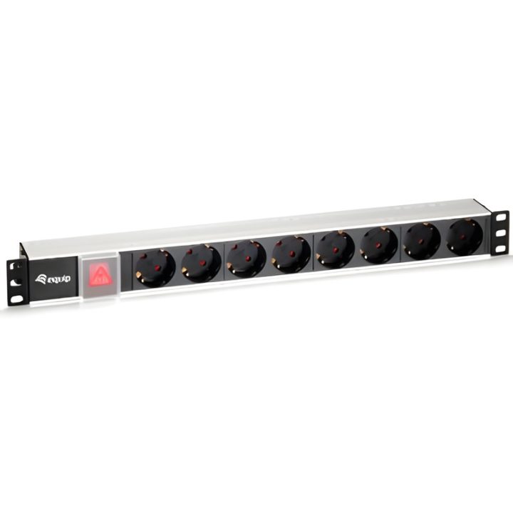 Equip 333293 Power Distribution Unit (PDU) 8 AC Outlets 1U Black…