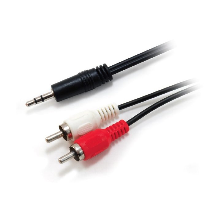 Equip 14709207 cable de audio 2,5 m 3,5mm 2 x RCA Negro